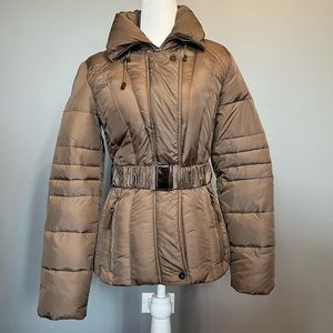 Size S Zara Brown/Taupe Puffer Jacket